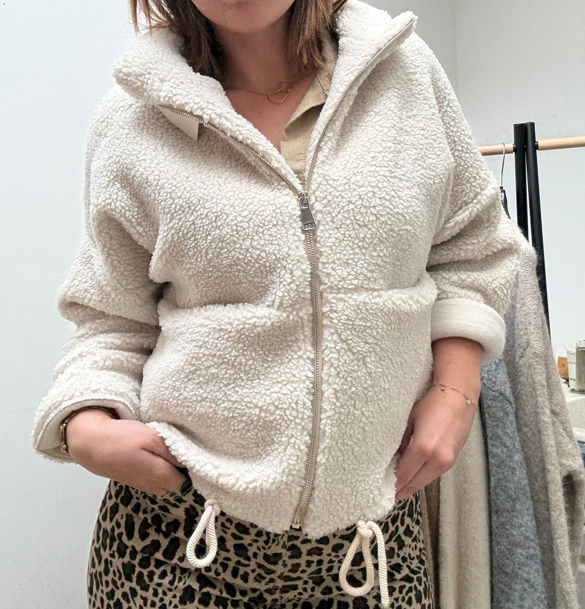 Veste Teddy effet mouton